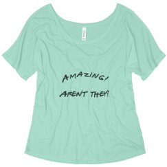 Ladies Flowy Slouchy Tee