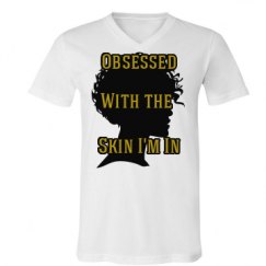 Unisex V-Neck Jersey Tee