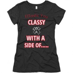Ladies Slim Fit Super Soft Triblend Tee