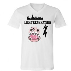 Unisex V-Neck Jersey Tee