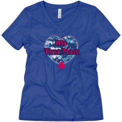 Ladies Relaxed Fit V-Neck Tee