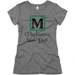 Ladies Slim Fit Super Soft Triblend Tee