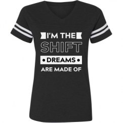 Ladies Relaxed Fit Vintage Sports Tee