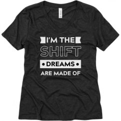 Ladies Relaxed Fit Super Soft Triblend V-Neck Tee