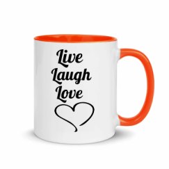 11oz Ceramic Mug with Color Inside