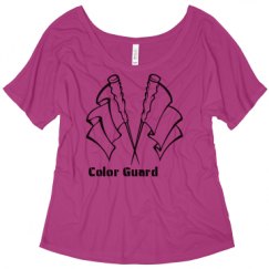 Ladies Flowy Slouchy Tee