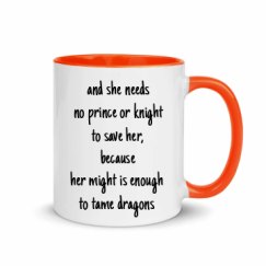 11oz Ceramic Mug with Color Inside