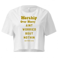 Ladies Festival Cali Crop Top Tee