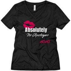 Ladies Relaxed Fit V-Neck Tee
