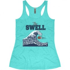 Ladies Slim Fit Super Soft Racerback Triblend Tank