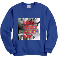 Unisex Film and Foil Crewneck Sweatshirt