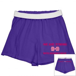 DONDIFITNESS LADIES CHEER SHORTS