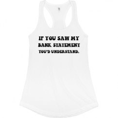 Ladies Slim Fit Racerback Tank Top
