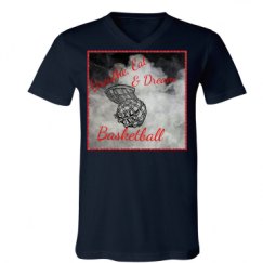 Unisex V-Neck Jersey Tee