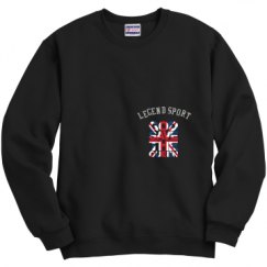 Unisex Film and Foil Crewneck Sweatshirt