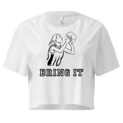 Ladies Festival Cali Crop Top Tee