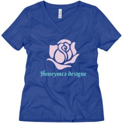 Ladies Relaxed Fit V-Neck Tee