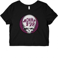 Ladies Slim Fit Crop Top Tee