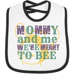 mommy and me easter spring bib