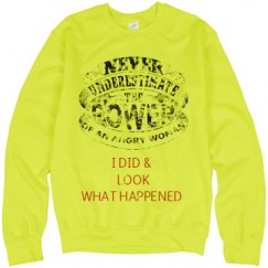 Unisex Neon Crewneck Sweatshirt