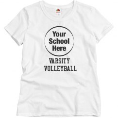Custom Upload Budget Volleyball Tee