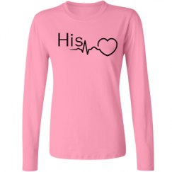 Ladies Relaxed Fit Basic Long Sleeve Tee