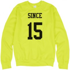 Unisex Neon Crewneck Sweatshirt