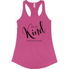 Just Be Kind racerback tank