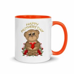 11oz Ceramic Mug with Color Inside