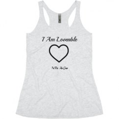 Ladies Slim Fit Super Soft Racerback Triblend Tank