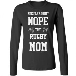 Ladies Relaxed Fit Basic Long Sleeve Tee