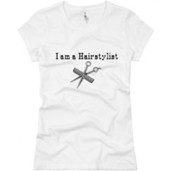 Ladies Slim Fit Basic Promo Jersey Tee