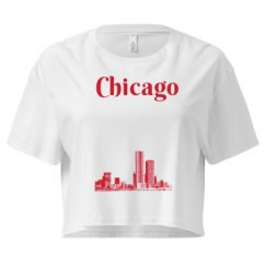 Ladies Festival Cali Crop Top Tee