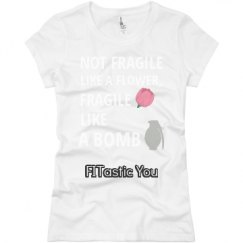 Ladies Slim Fit Basic Promo Jersey Tee