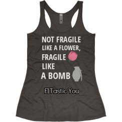 Ladies Slim Fit Super Soft Racerback Triblend Tank