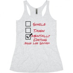 Ladies Slim Fit Super Soft Racerback Triblend Tank