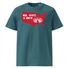 Unisex Organic Ribbed Neck T-Shirt