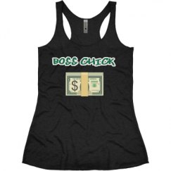 Ladies Slim Fit Super Soft Racerback Triblend Tank
