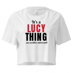 Ladies Festival Cali Crop Top Tee