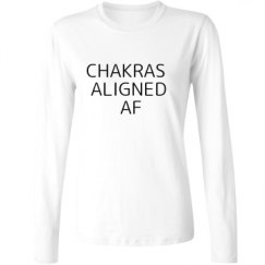 Ladies Relaxed Fit Basic Long Sleeve Tee