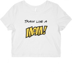 Ladies Slim Fit Crop Top Tee