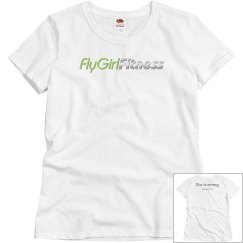 White T - She is strong 