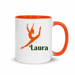 11oz Ceramic Mug with Color Inside