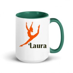 15oz Ceramic Mug with Color Inside