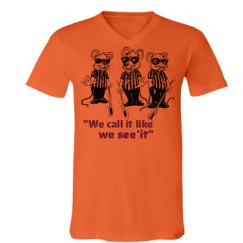 Unisex V-Neck Jersey Tee