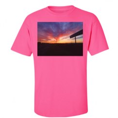 Unisex Ultra Cotton Safety Neon Crewneck Tee