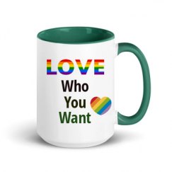 15oz Ceramic Mug with Color Inside