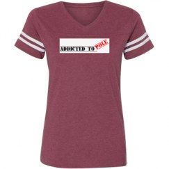 Ladies Relaxed Fit Vintage Sports Tee