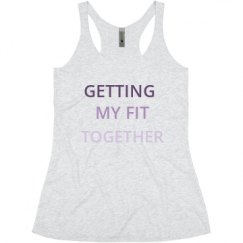 Ladies Slim Fit Super Soft Racerback Triblend Tank