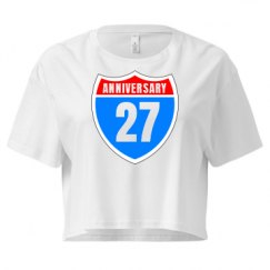 Ladies Festival Cali Crop Top Tee